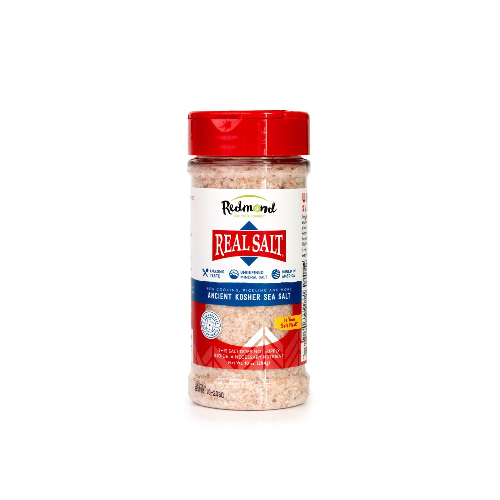 Kosher_10_oz_Shaker-01.jpg Real Salt Kosher Shaker - Image 1