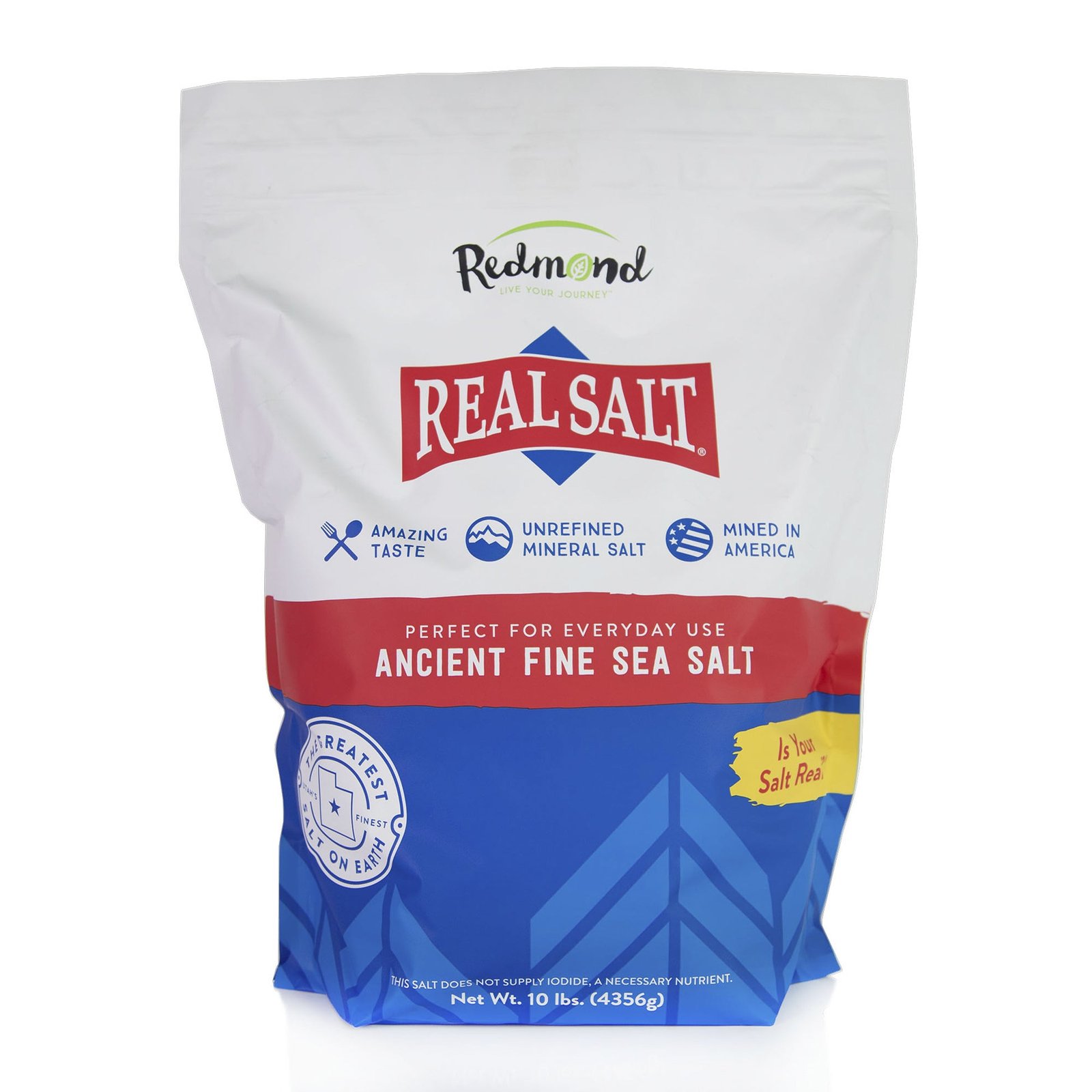 Real_Salt_Fine_Bulk_Bag_10_lb._Front_copia.jpg Real Salt Fine 10 lb Bag - Image 1
